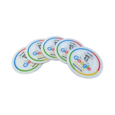 Imagem de Cartão Redondo NFC Programável De 13.56Mhz Suporte Para Exibição De Av