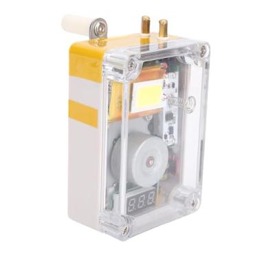 Imagem de XUXHOU Gerador de Manivela Portátil, Carregador Usb, Abs e Metal, Fonte de Energia de Emergência para Acampamento Ao Ar Livre Com Bateria de 2400mah