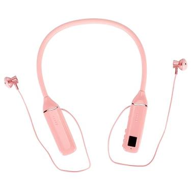 Imagem de SUNGOOYUE Fones de Ouvido Com Fita para o Pescoço K1691 Com Iluminação RGB, Drivers de 14 Mm, Bateria de 500 MAh, Suporte para Cartão de Memória, Carregamento Tipo C, Construção Em Silicone e ABS