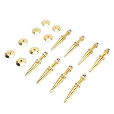 Imagem de Fabater Conjunto de Pontas de Isolamento de Alto-falante de Cobre Ajustável para Subwoofer, Pés de Absorção de Choque para Amplificadores, Reprodutores de CD, 8 Pés de Alto-falante de Cobre