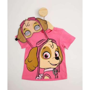 Imagem de Camiseta Infantil Patrulha Canina Nickelodeon Tam 1 a -83916, Rosa, 1