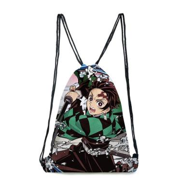 Imagem de Mochila com cordão Anime Demons Slayers Kamado Tanjirou 3D