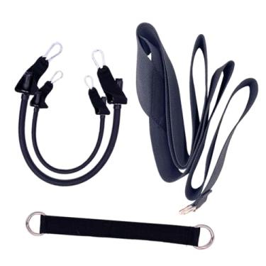 Imagem de Generic Conjunto de 2 Cordas de Treinamento de Golfe - Acessório Portátil e para Exercícios Corretivos em Ambientes Fechados - Ideal para Homens e, Preto