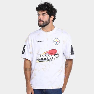 Imagem de Camiseta Huge Approve X NFL Steelers Collors V-Unissex