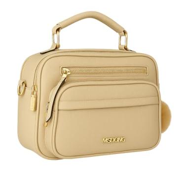 Imagem de Bolsa Bag Feminina De Mão, Ombro Com Alça Transversal Tiracolo Tote (Marrom Claro)