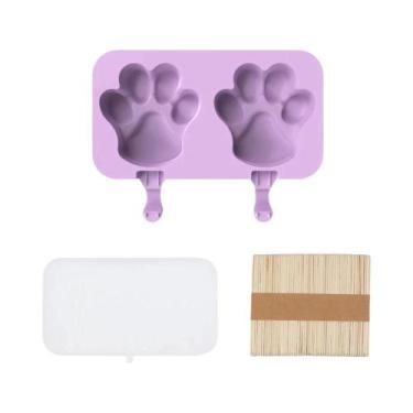 Imagem de Molde De Silicone Para Sorvete DIY Com Tampa, Fabricante De Picolé Cas