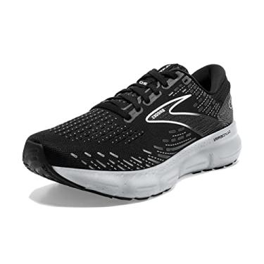 Imagem de Brooks Tênis de corrida feminino Glycerin 20 Neutral, Preto/branco/liga, 10.5