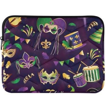 Imagem de Capa protetora para laptop Carnaval com estampa de carnaval, acessórios de computador, capas universais para laptop de 13 a 14 polegadas