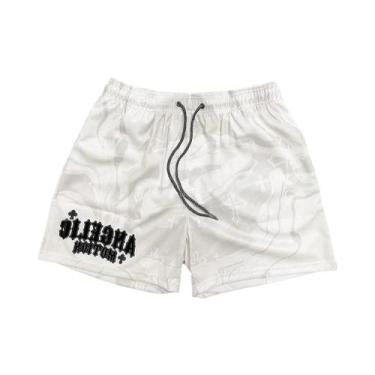 Imagem de Calças Esportivas Masculinas Leves De Secagem Rápida Com Padrão Cruzad