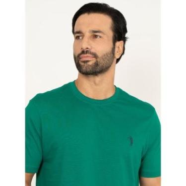 Imagem de Camiseta Aleatory Lisa Verde Esmeralda-Masculino