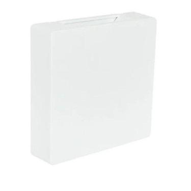 Imagem de Arandela Clean Branco Quadrado 3w 3000k Abs 2fachos Blumenau - Casa Ch