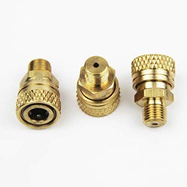 Imagem de 3 PCS PCP Airforce Paintball M10 macho desconexão rápida cobre 30mpa 8 mm enchimento mamilo acoplamento conector encaixes soquete/57 (cor: M10x1)