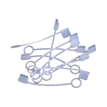 Imagem de Protetor De Poeira Transparente Para Porta De Carregamento Tipo-C, Tam