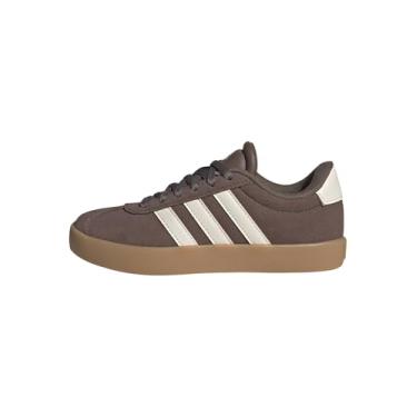 Imagem de adidas Tênis infantil unissex Vl Court 3.0, Earth Strata/branco giz/chiclete, 16