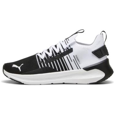 Imagem de PUMA Tênis de corrida unissex adulto, Puma Preto frio cinza escuro PUMA branco, 8 Women/6.5 Men