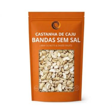 Imagem de Castanhas De Caju Torradas Em Bandas Sem Sal 1kg - Mn Plus