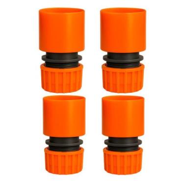 Imagem de Engate Rápido 1/2 para Mangueira de Jardim com Encaixe Seguro Kit 6 Un