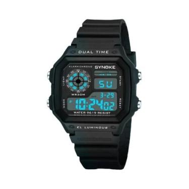 Imagem de Relógio Digital Militar Masculino À Prova D'Água Multifuncional Lumino