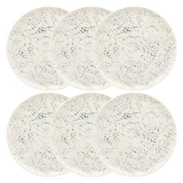 Imagem de Conjunto De Pratos Rasos 06 Peças Flat Tie-dye Oxford