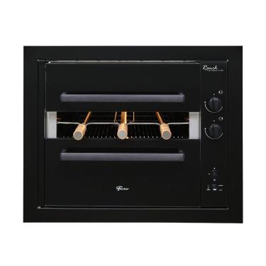 Imagem de Churrasqueira a Gas de Embutir Fischer 3 Espetos Ranch