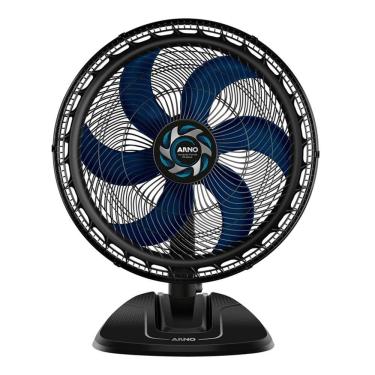Imagem de Ventilador De Mesa Arno 50cm Vb50 Xtreme Force Breezer Preto Com Azul 220v