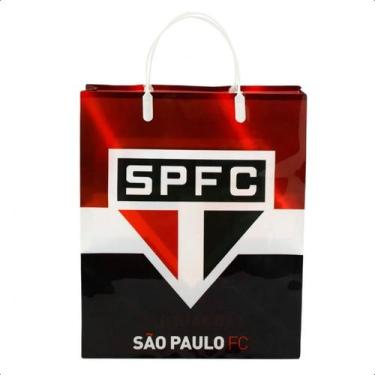 Imagem de Sacola De Presente Oficial Time Futebol 33x27cm - Mileno, Único, SAO P