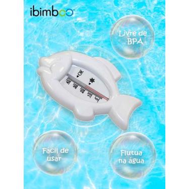 Imagem de Termômetro Para Banho Peixe Branco - Ibimboo