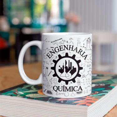 Imagem de Caneca Engenheiro Engenharia Química - Elicomics