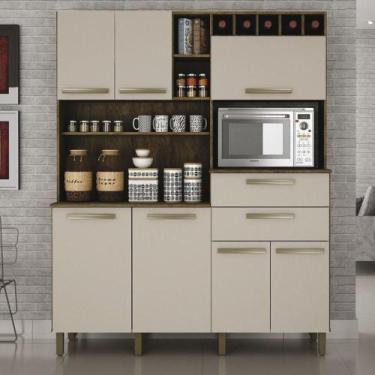 Imagem de Armário Cozinha Monte Rey Valdemoveis Off-white - VALDEMÓVEIS