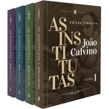 Imagem de Box com 4 volumes As Institutas  Edição Clássica  João Calvino - Cultu