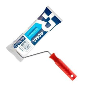 Imagem de Rolo para Pintura Rolo Fibras Especiais 9CM com Cabo Ideal para Acabamento Roma