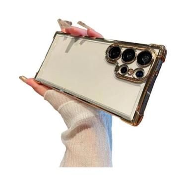 Imagem de Capa Híbrida De Acrílico Transparente Luxuosa E À Prova De Choque Para