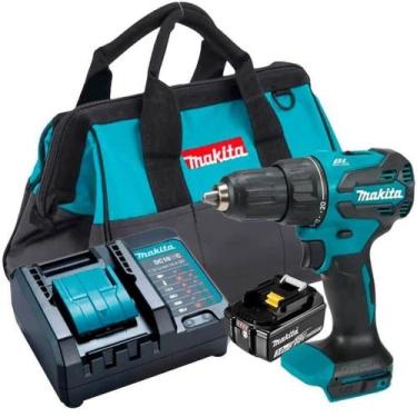 Imagem de Parafusadeira E Furadeira 18V A Bateria DHP490WF1B Makita