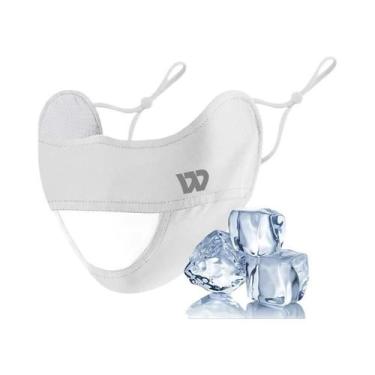 Imagem de Máscara Unissex Ajustável De Verão Em Seda Gelada Com Proteção UV Para