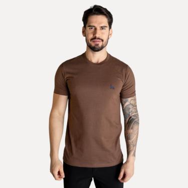 Imagem de Camiseta Acostamento Básica Marrom-Masculino