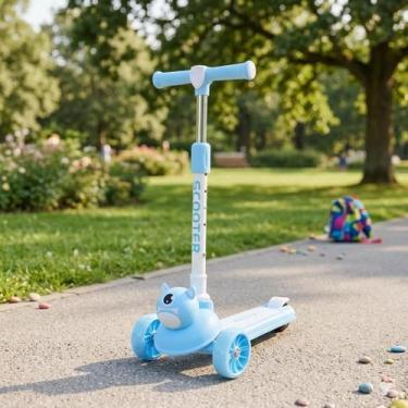 Imagem de Patinete Infantil 3 Rodas com Luz LED  Scooter para Crianças - LUTHER 