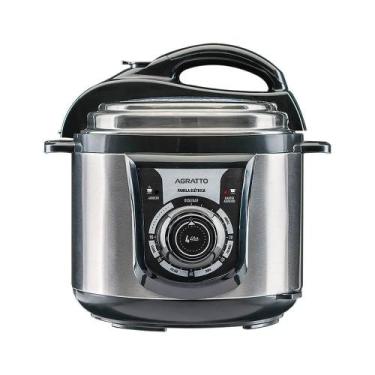 Imagem de Panela de Pressão Elétrica Agratto 4L PED 01 Inox 127v, 110V