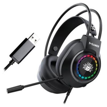 Imagem de Headset Gamer 7.1 Rgb USB Pc Note Ps4 5+ X5-2000