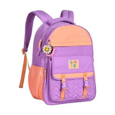 Imagem de Mochila de Costas Juvenil Luluca LU24074 Clio 17,5", Roxo