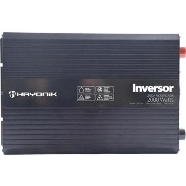 Imagem de Inversor Automotivo de Onda Modificada MSW112 2000W 12V-127V para Veículos e Embarcações Compacto e Seguro Hayonik