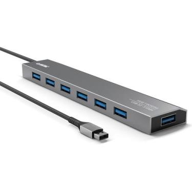 Imagem de HUB Comtac USB-A 3.2 Gen 1, para 7x USB-A 3.2 Gen 1, Alumínio - 241294