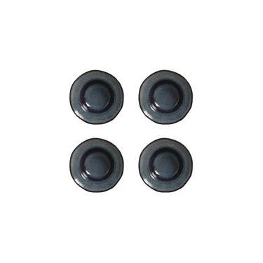Imagem de Conjunto de Pratos de Sobremesa Porto Brasil Orgânico Titanium 250ml - 4 Peças