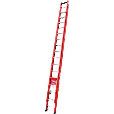 Imagem de Escada Extensível EFR9934 32 Degraus 9m em Fibra de Vidro para Serviços com Eletricidade Botafogo Lar & Lazer
