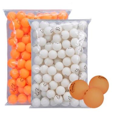 Imagem de Kit 100 Bolas Bolinhas Ping Pong Tênis De Mesa Profissional Branco Cas