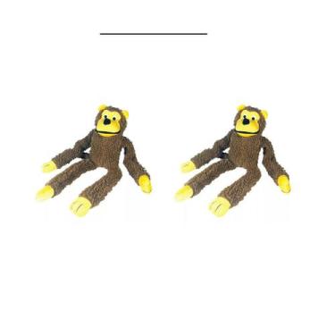 Imagem de Brinquedo Pelucia para Caes - Macaco Sonoro com 2UN - Chalesco
