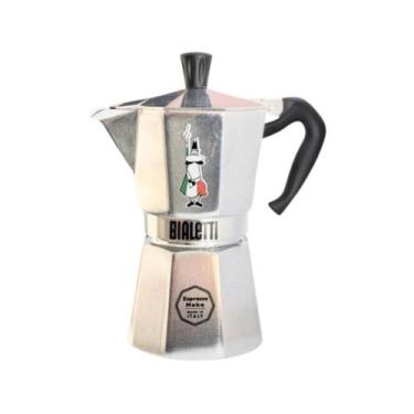 Imagem de Cafeteira Para 6 Xícaras Cinza Moka Express Omino Bialetti