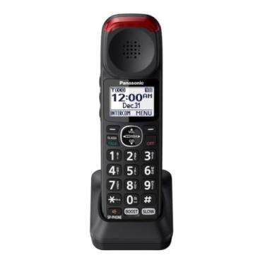 Imagem de Panasonic Telefone sem fio DECT 6.0, Acessório de identificação de chamadas, Preto