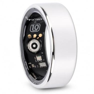 Imagem de Vikye Smart Ring Health Tracker, IP68 Water Sleep Tracking Wearable Health Rings, Health Fitness Tracker Rings para homens e mulheres, com aplicativo, prata (#9)