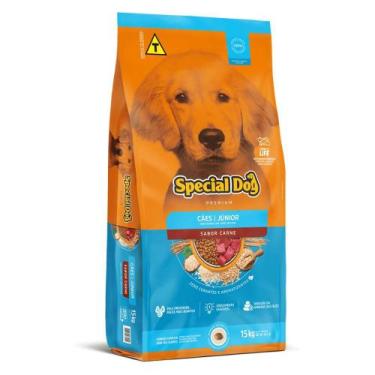 Imagem de Ração Special Dog Premium Júnior Para Cães Filhotes Sabor Carne 15 Kg 