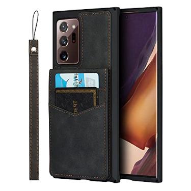 Imagem de Capa de couro flip para Samsung Galaxy S20 FE A71 A51 A10s S10E S10 Plus A81 Note 20 Ultra Note 10 Lite Capa de carteira, preta, para Samsung Note 20